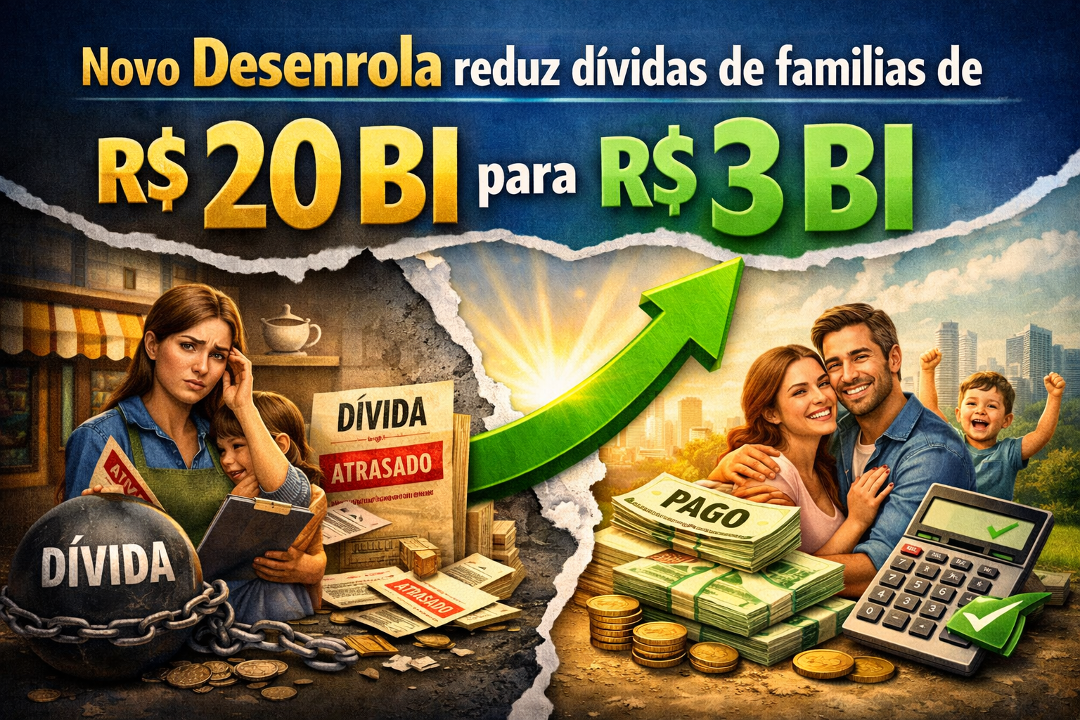 Novo Desenrola reduz dívidas de famílias de R$ 20 bi para R$ 3 bi