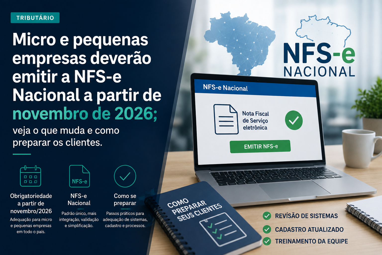 NFS-e Nacional será obrigatória para ME e EPP