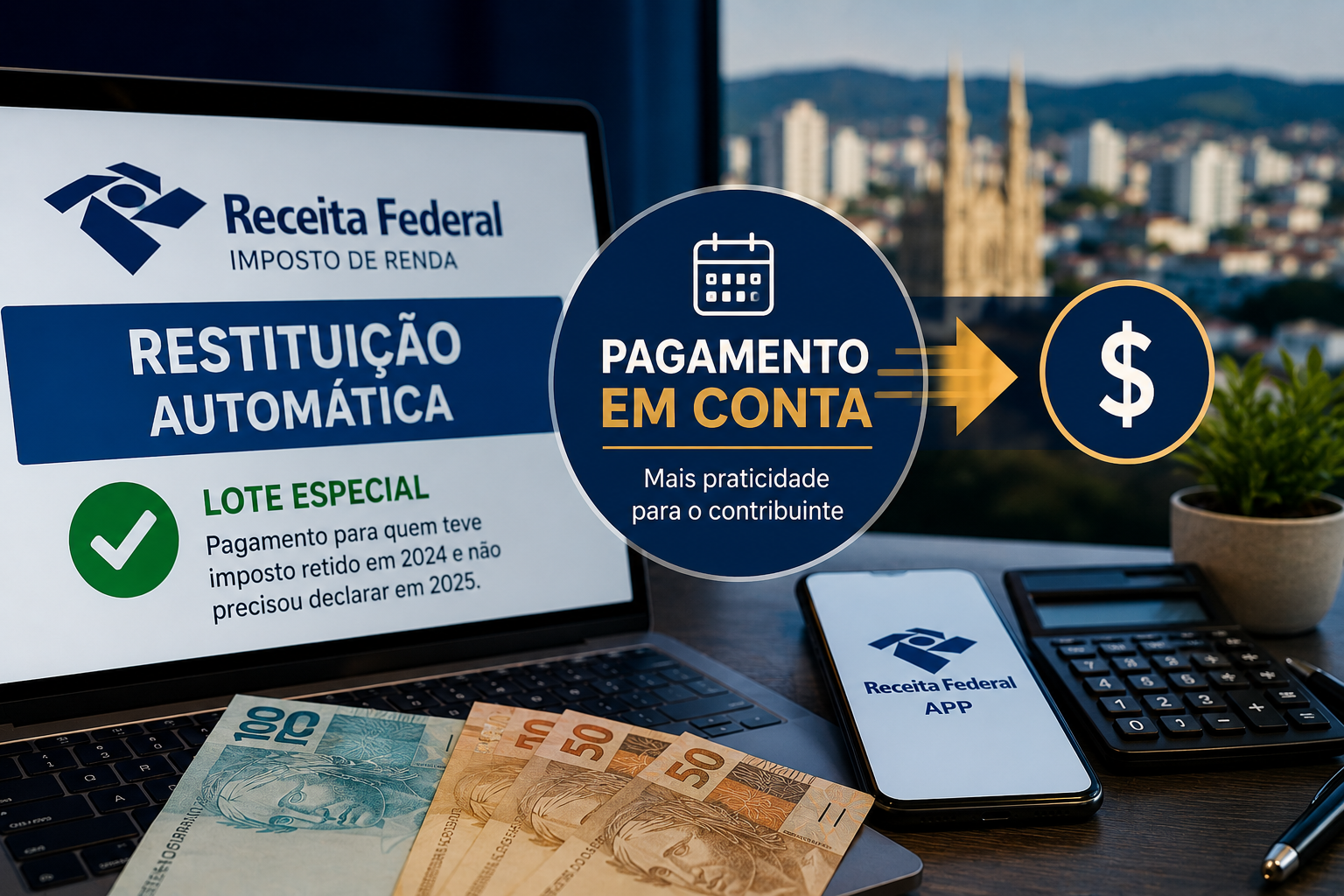 Receita pagará lote especial de restituição automática a 4 milhões